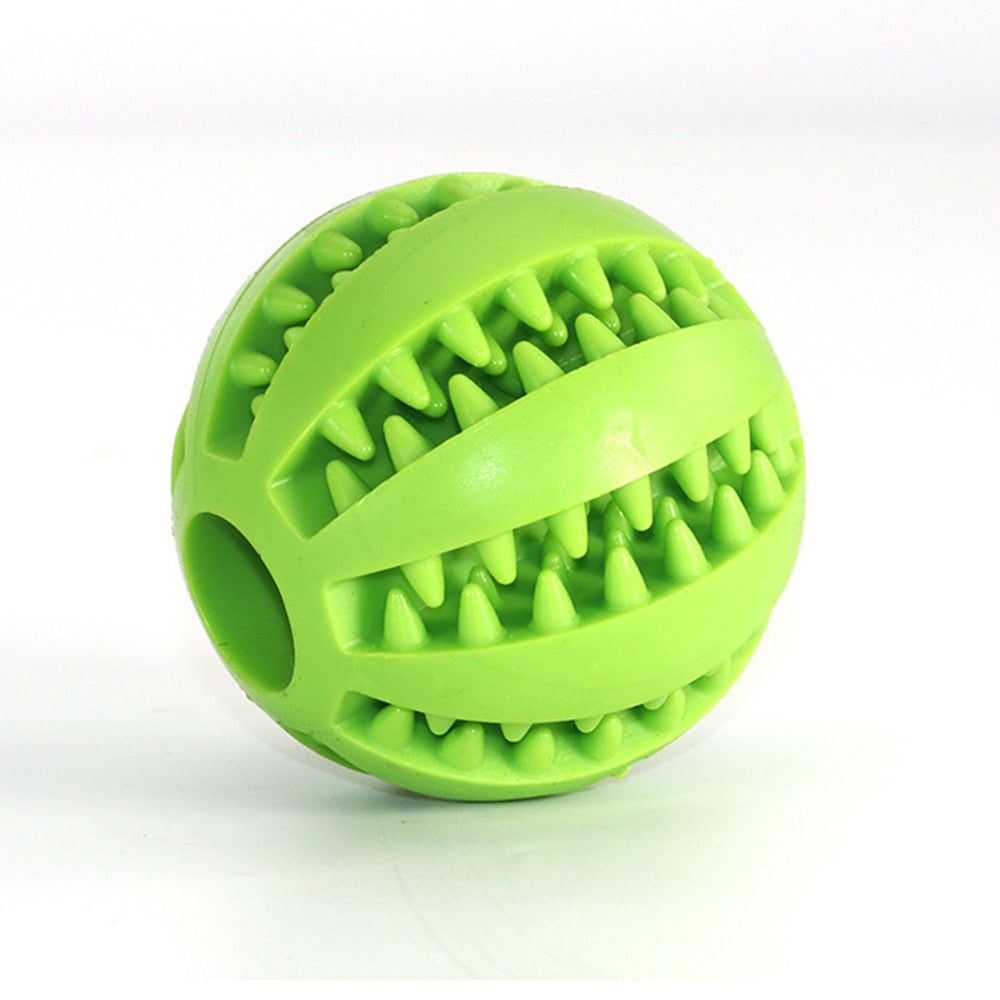 Interactive rubber balls for pets