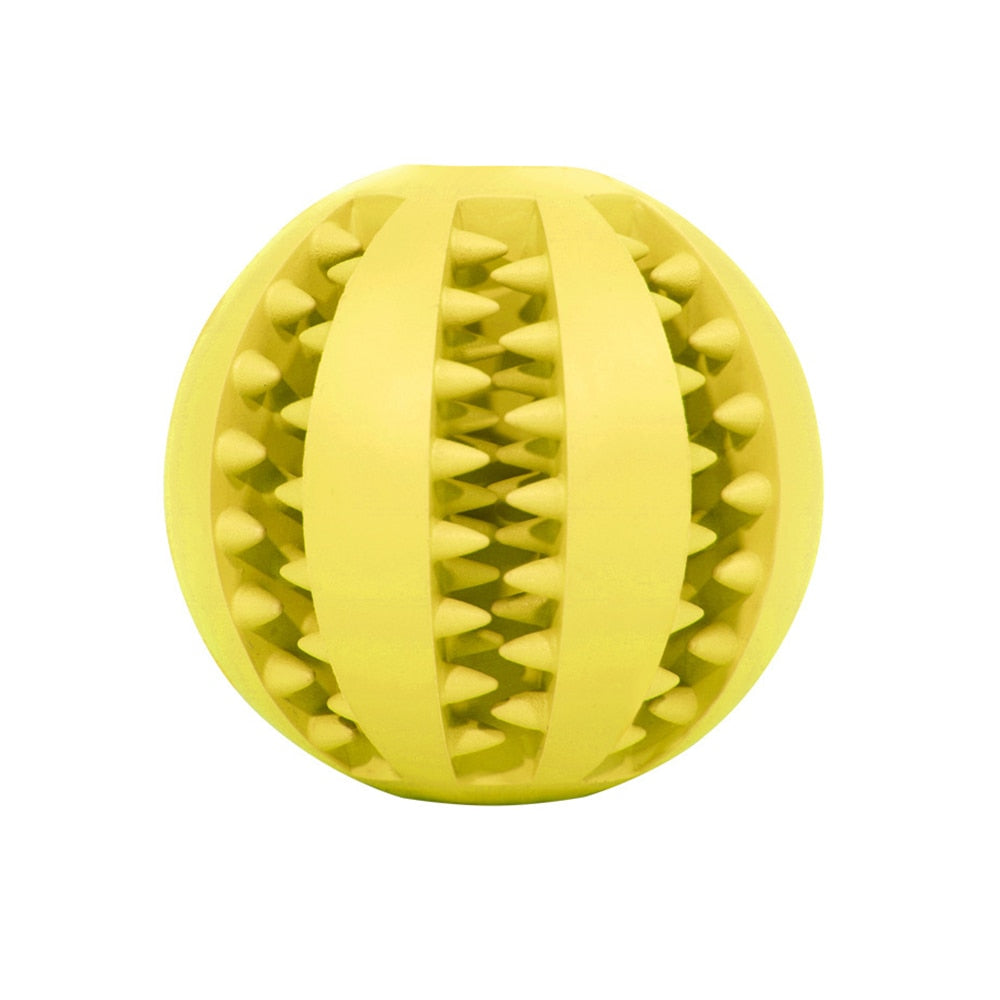 Interactive rubber balls for pets