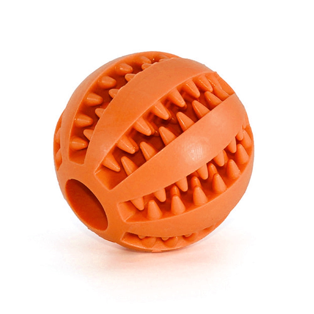 Interactive rubber balls for pets