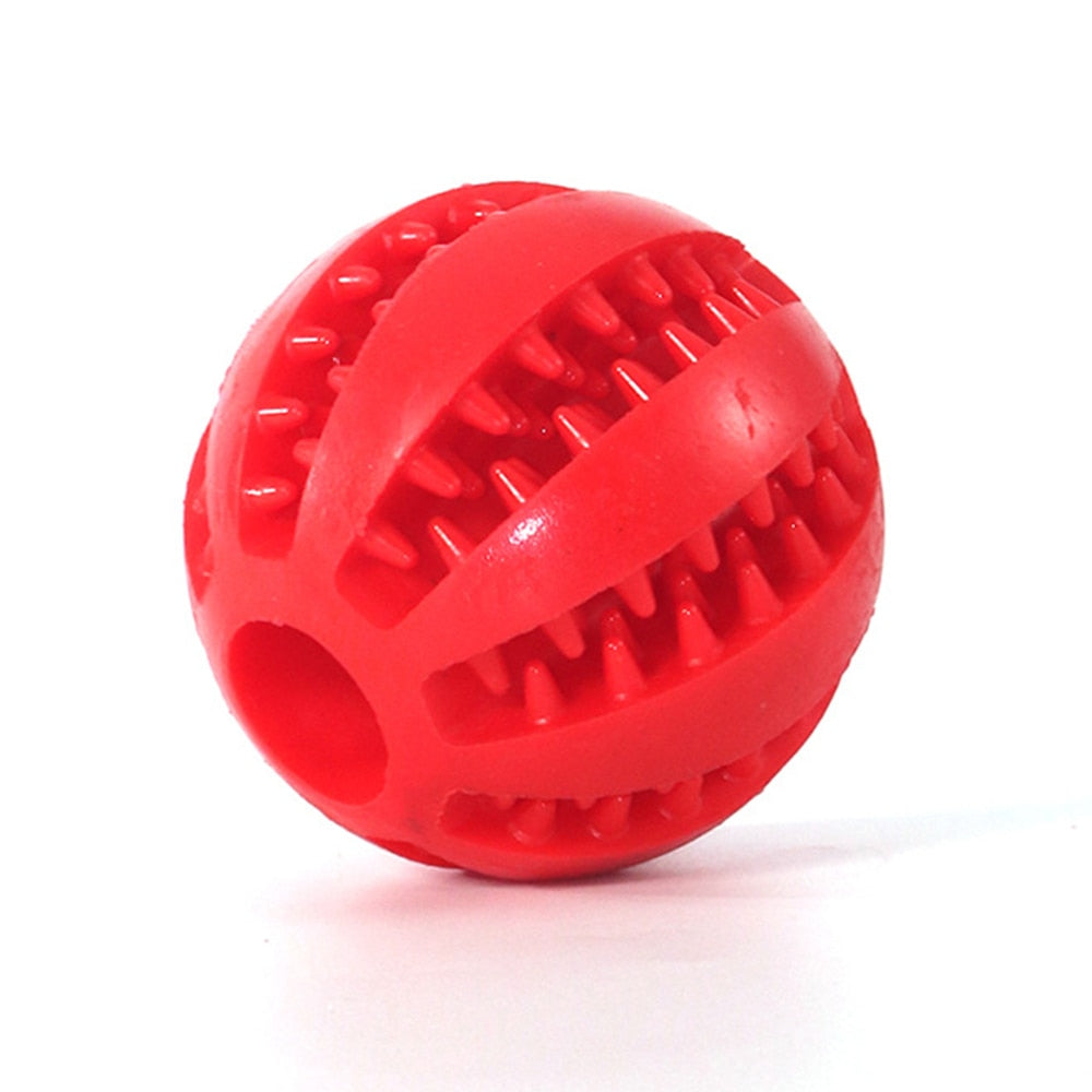 Interactive rubber balls for pets