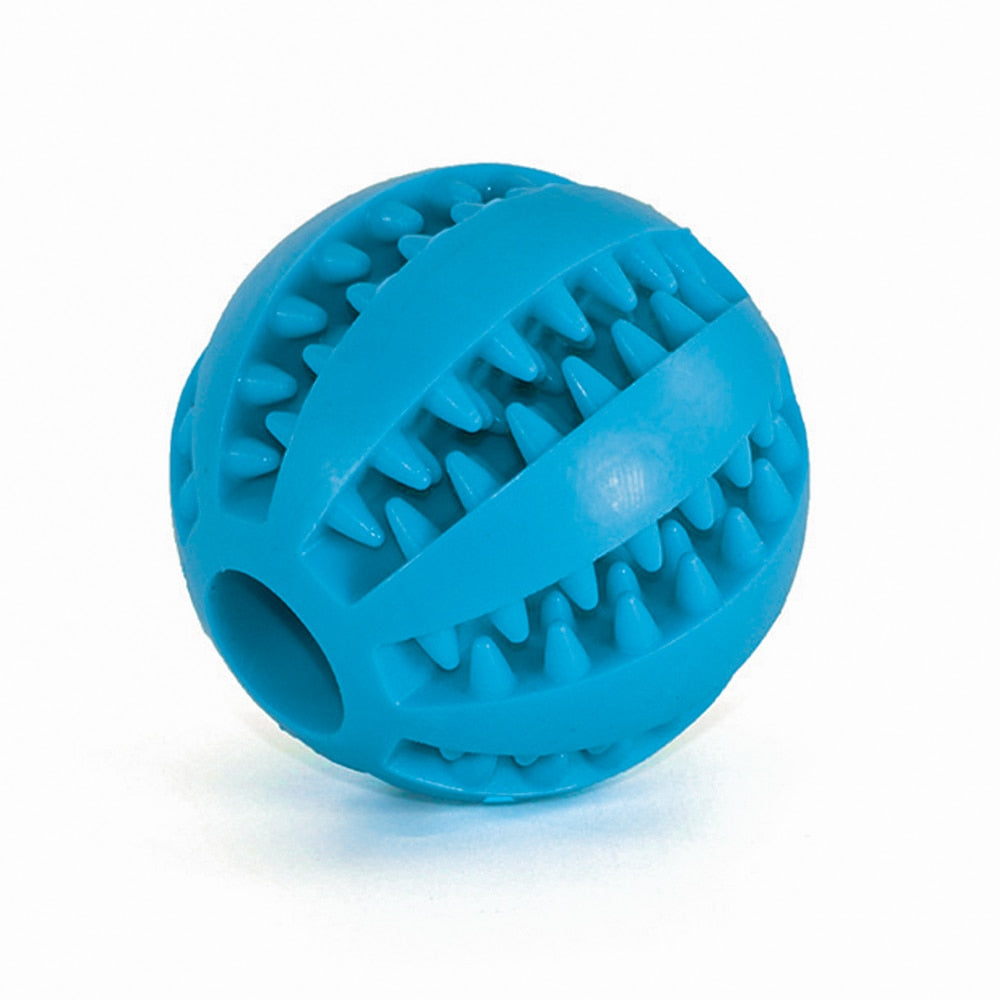 Interactive rubber balls for pets