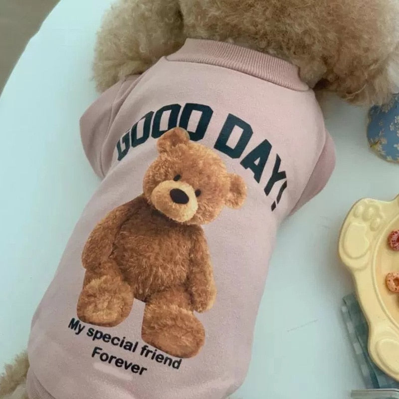 Cartoon Bear Pet Dog Clothes