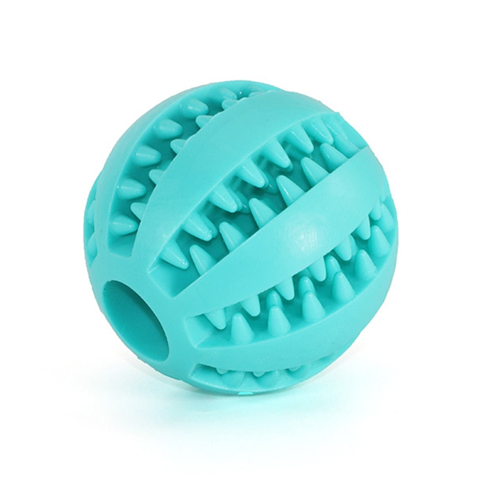 Interactive rubber balls for pets